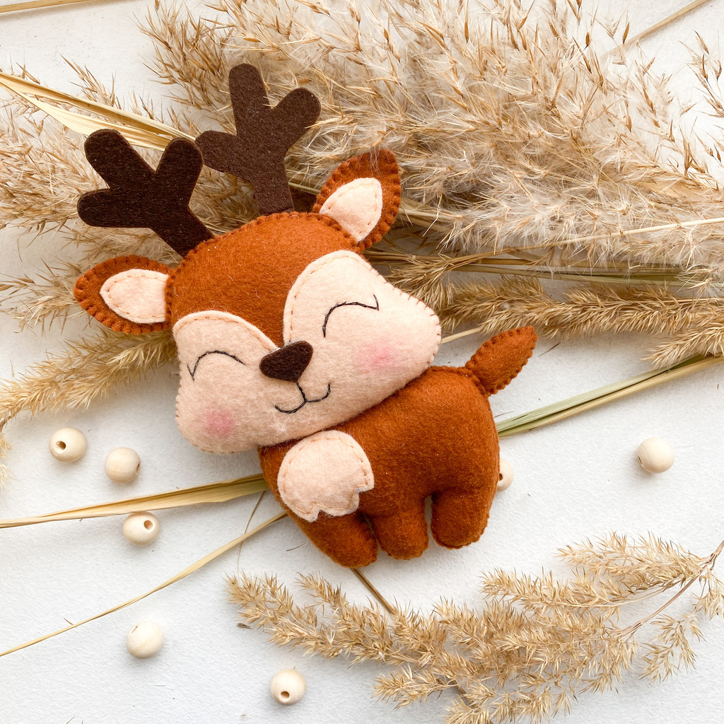 Выкройка PDF + Фото Мастер-класс + ВИДЕО «Олененок»