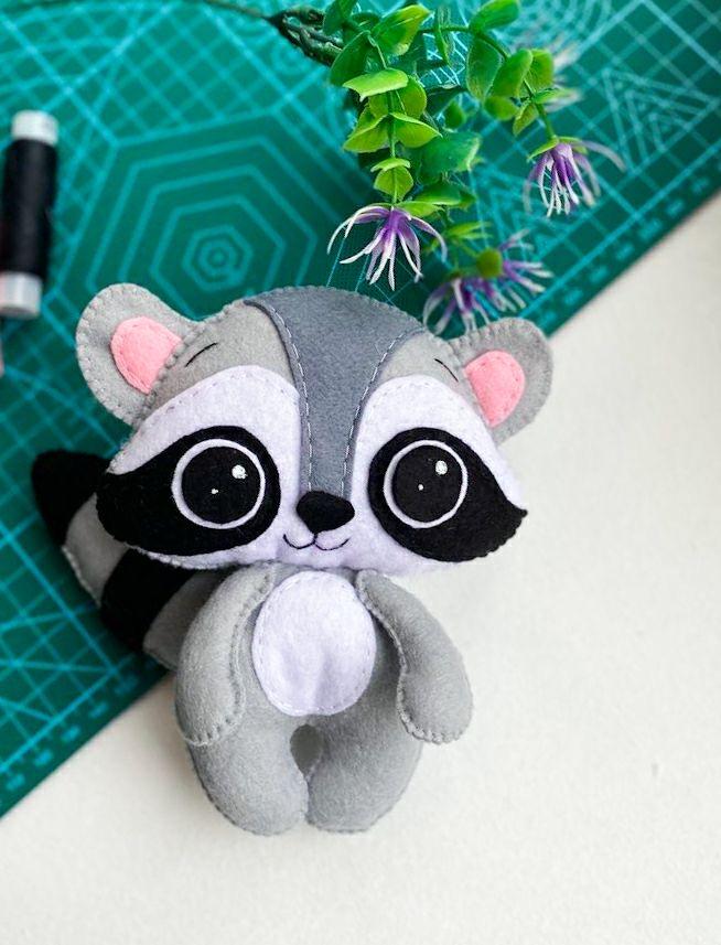 Выкройка PDF + Фото Мастер-класс + ВИДЕО «Енот»