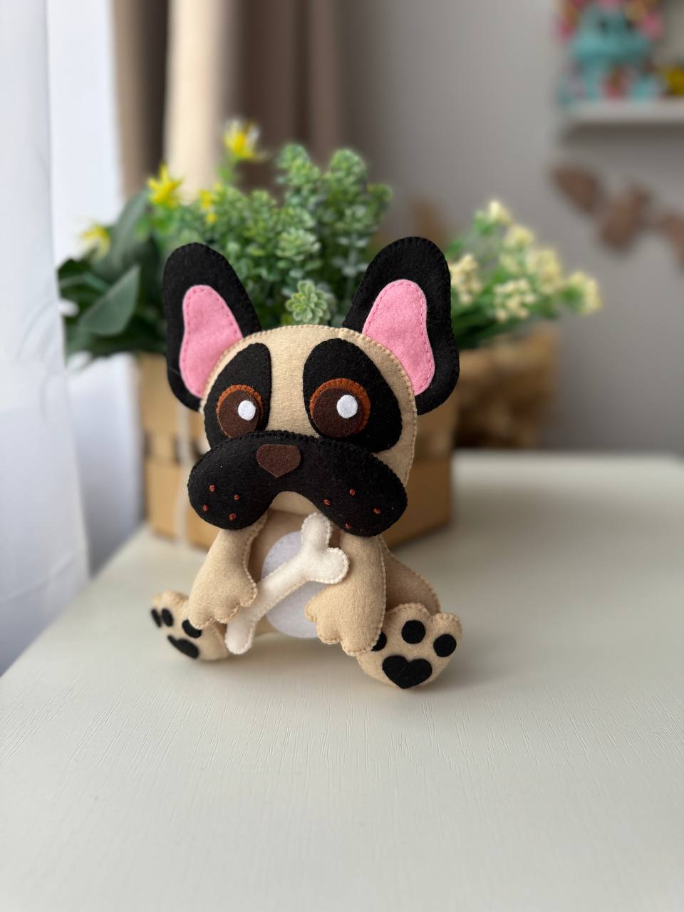 Выкройка PDF + ФОТО Мастер-класс  «Бульдожка»