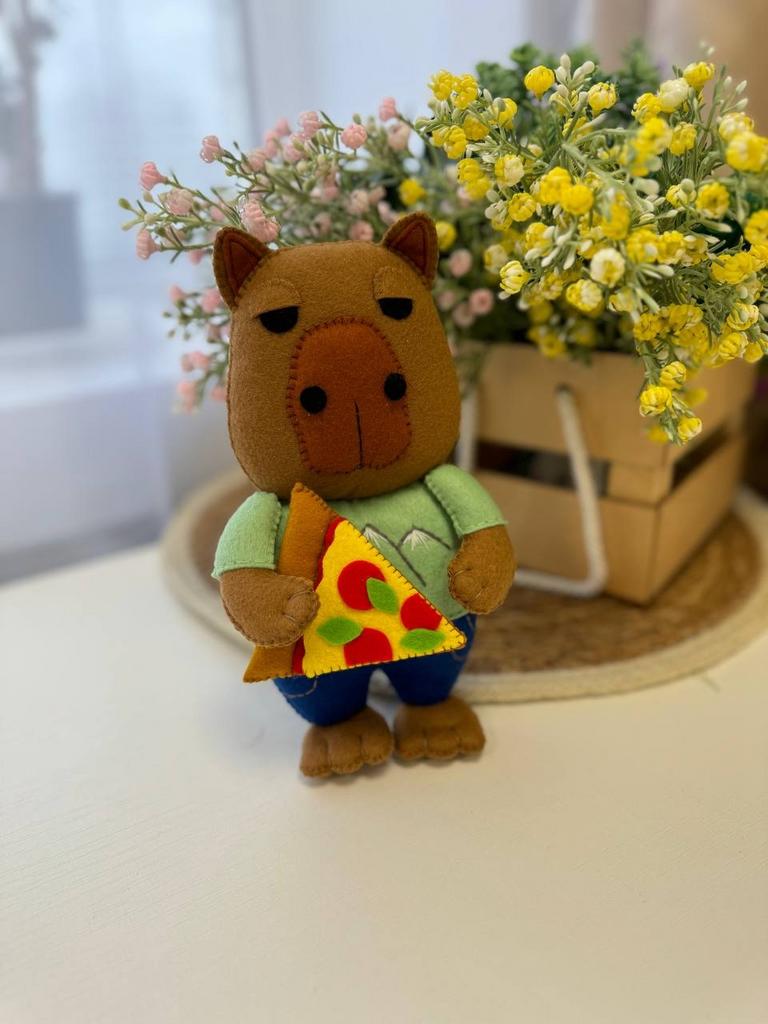 Выкройка PDF + ФОТО и ВИДЕО Мастер-класс  «Капибара»