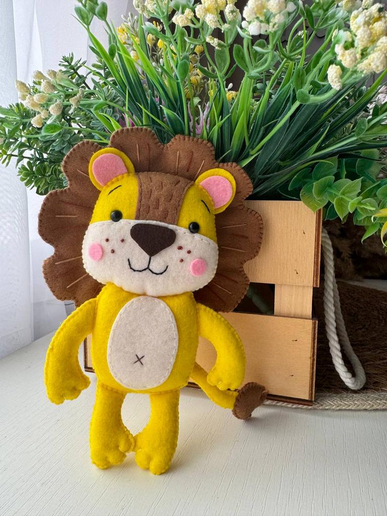 Выкройка PDF + ФОТО Мастер-класс  «Львенок»