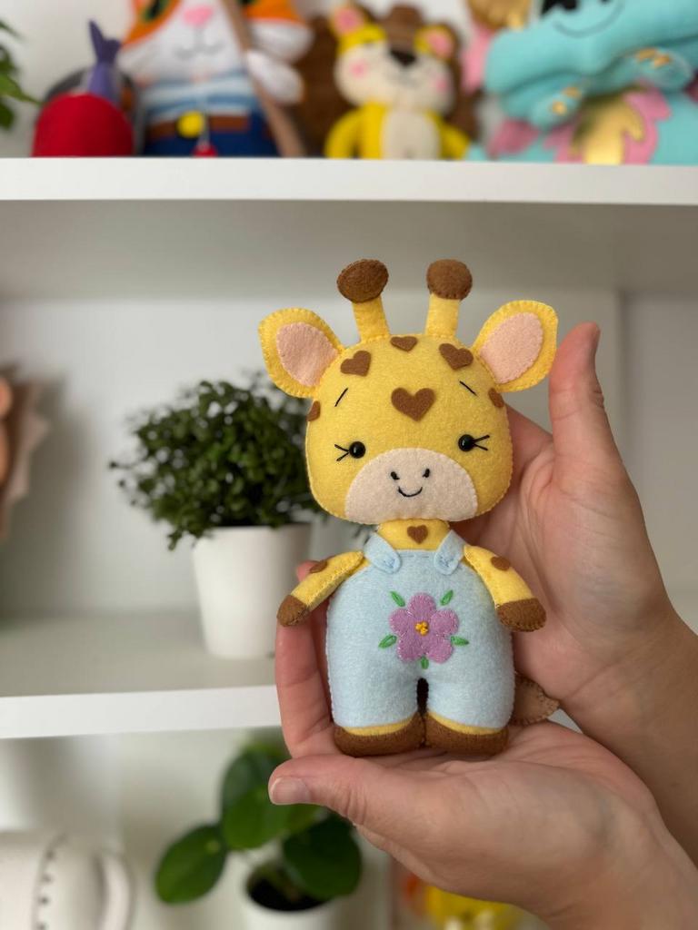 Выкройка PDF + ФОТО Мастер-класс  «Жирафик»