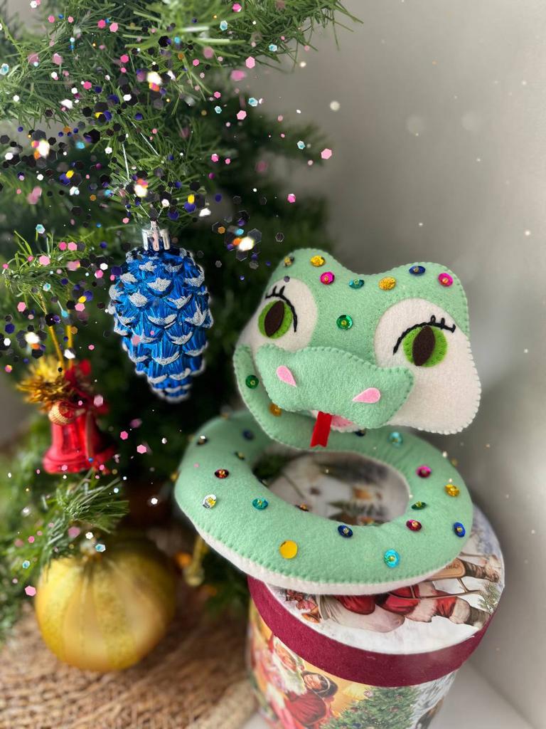 Выкройка PDF + ФОТО и ВИДЕО Мастер-класс  «Змейка»