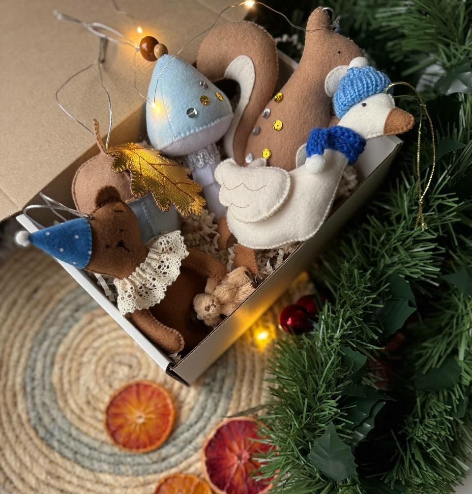 Выкройка PDF + ФОТО и ВИДЕО Мастер-класс  «Ёлочные игрушки»