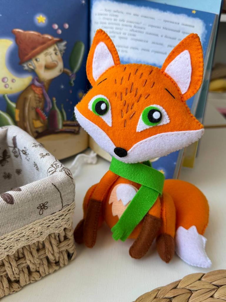 Выкройка PDF + ФОТО и ВИДЕО Мастер-класс  «Лис»