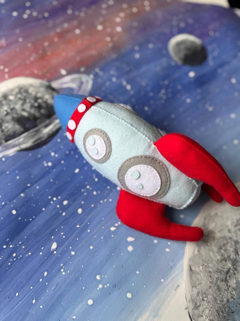 Мастер-класс  «Ракета» Выкройка PDF + ФОТО и ВИДЕО