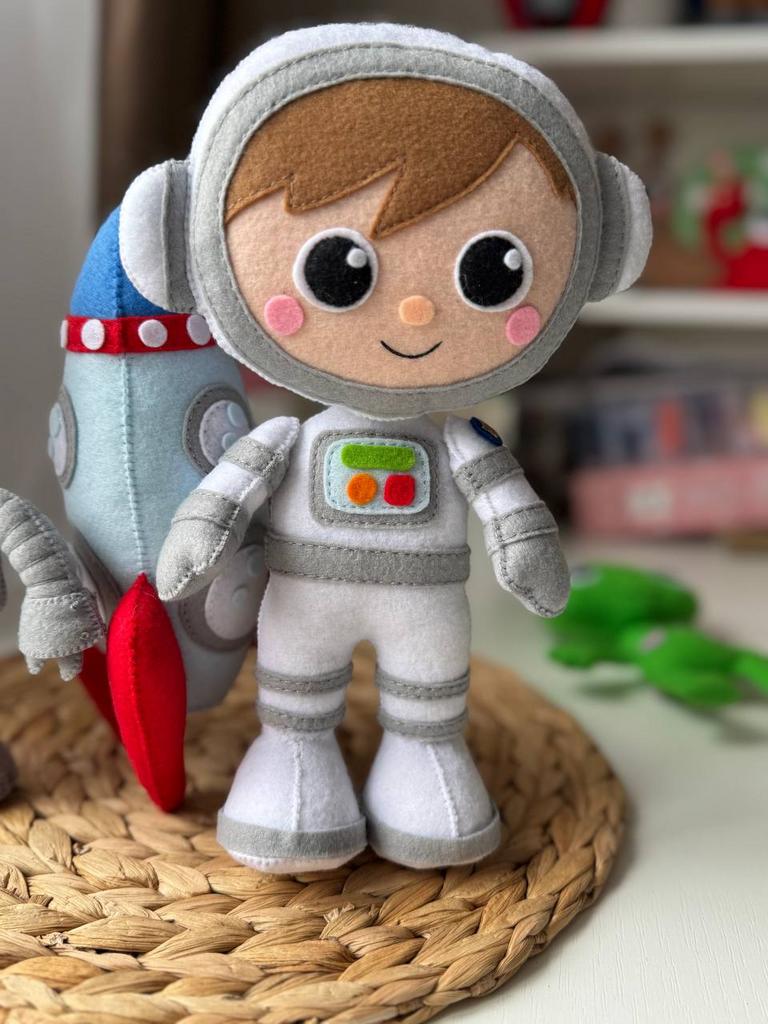 Мастер-класс  «КОСМОНАВТ» Выкройка PDF + ФОТО и ВИДЕО