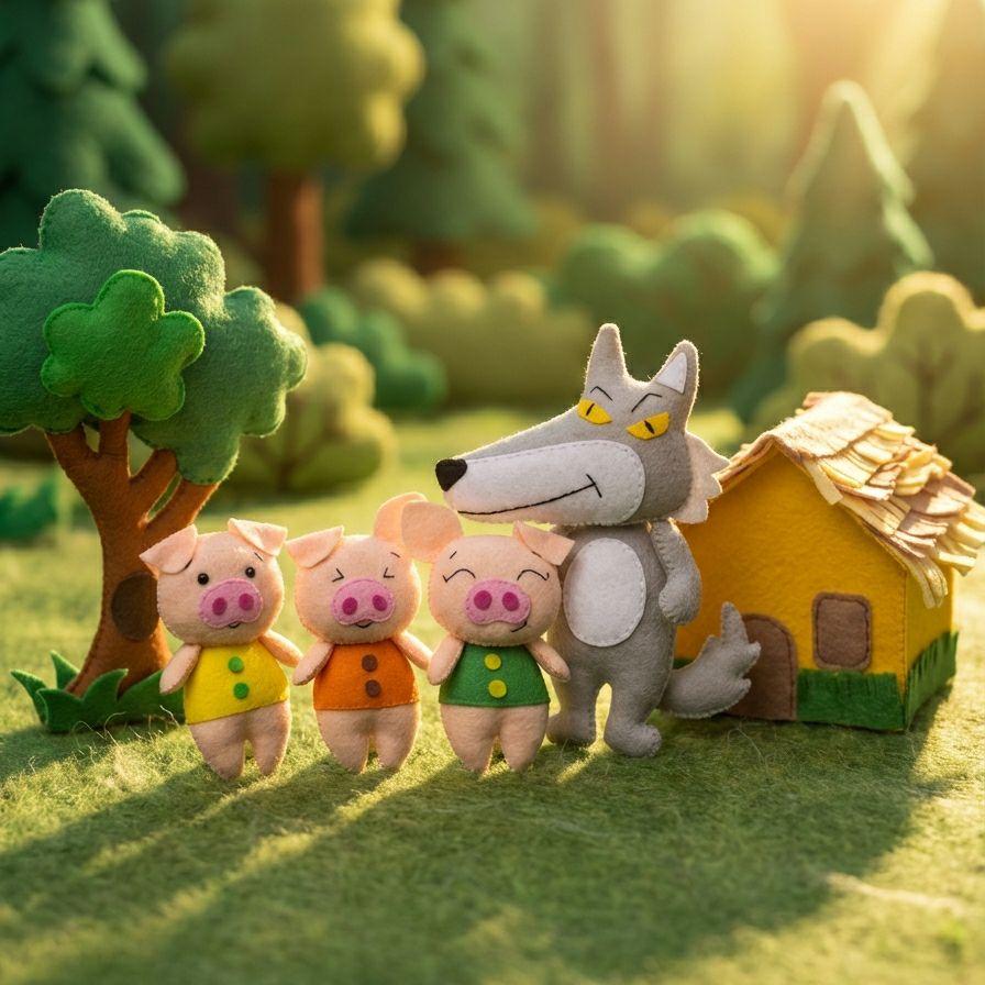 МК Сказка "Три Поросенка"