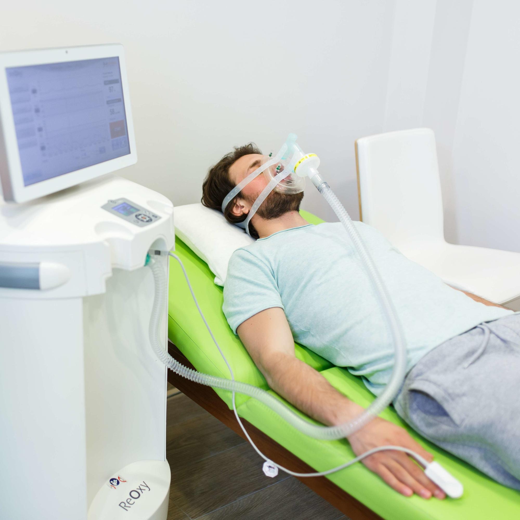 Интервальная гипокси-гипероксическая тренировка на аппарате ReOXY