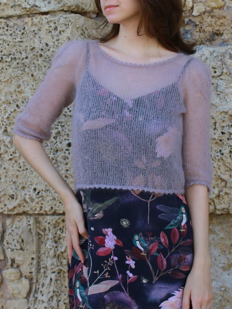 Описание Au Revoir Blouse (Версия без узора)