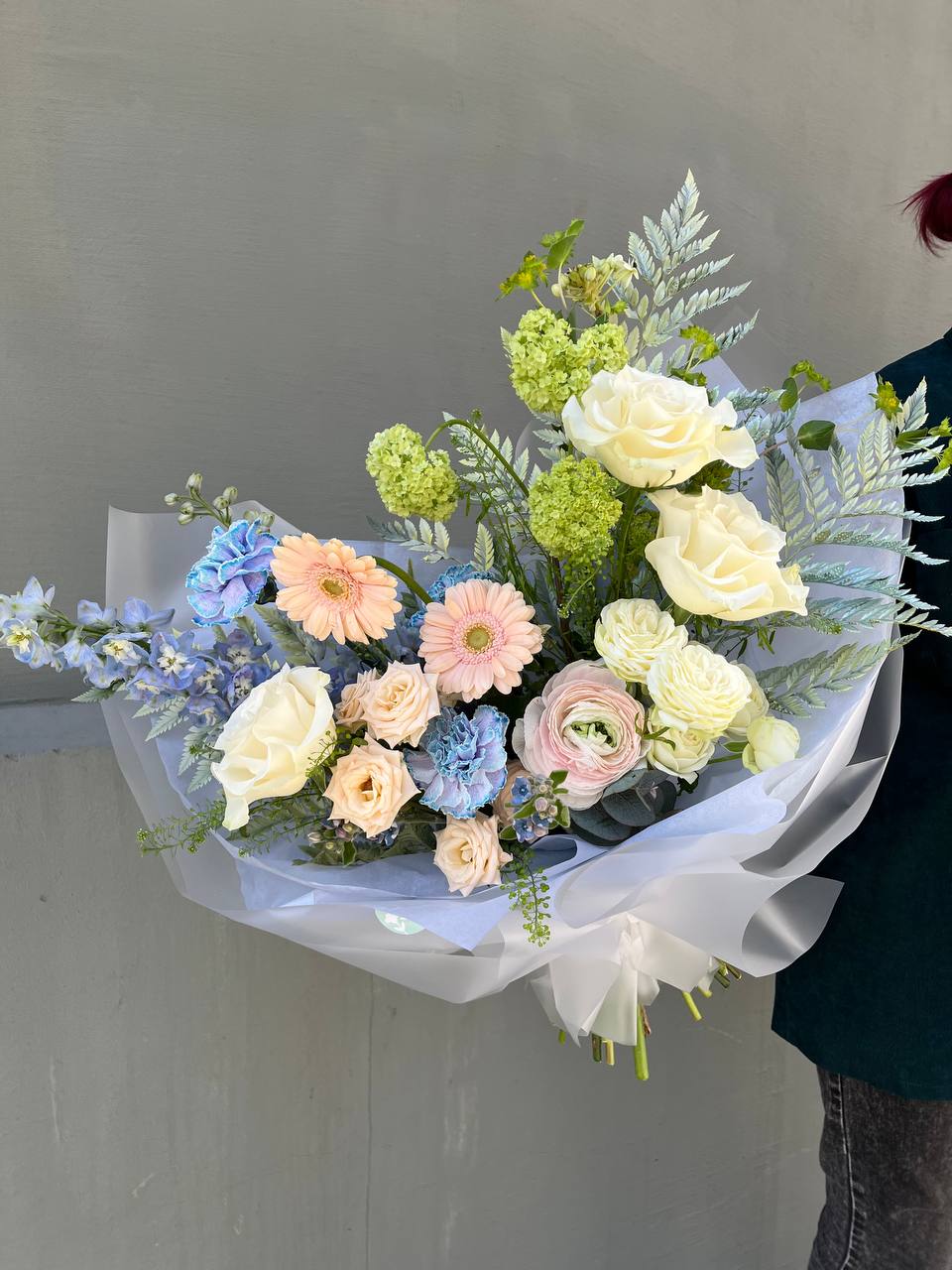 СБОРНЫЙ БУКЕТ С ГЕРБЕРАМИ