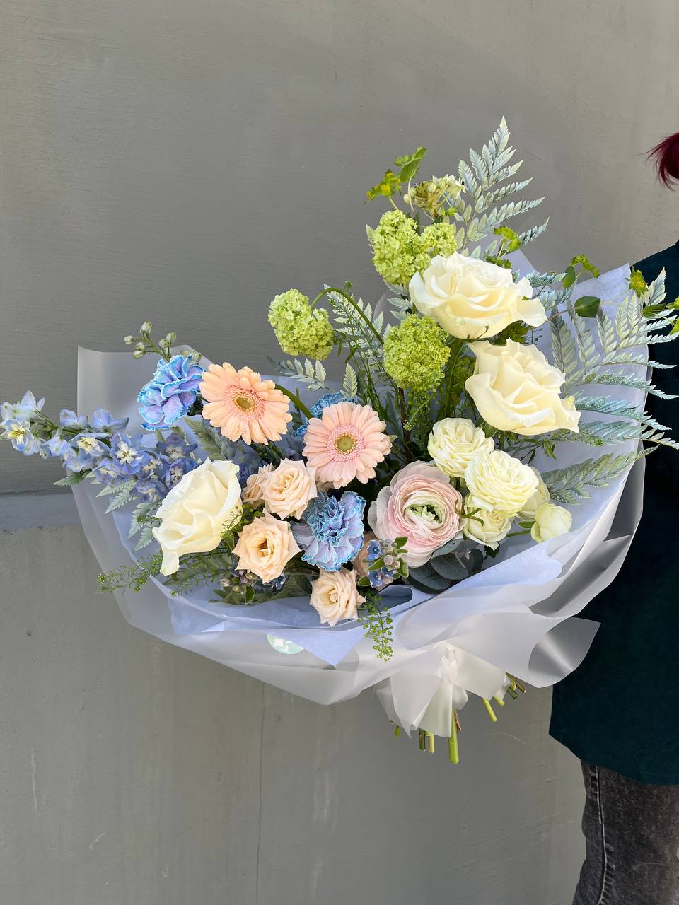 СБОРНЫЙ БУКЕТ С ГЕРБЕРАМИ