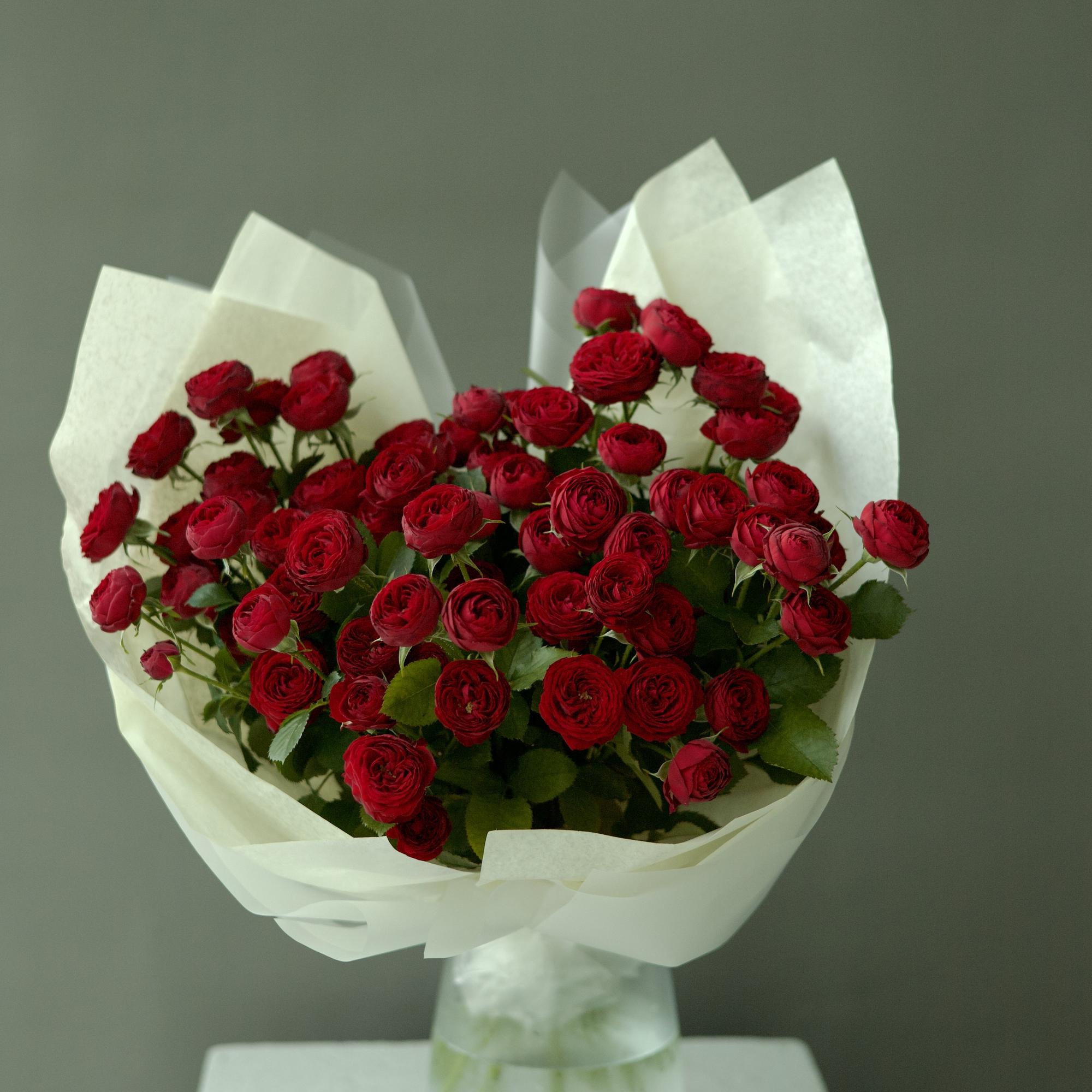 БУКЕТ ИЗ КУСТОВОЙ РОЗЫ "МАРУН"