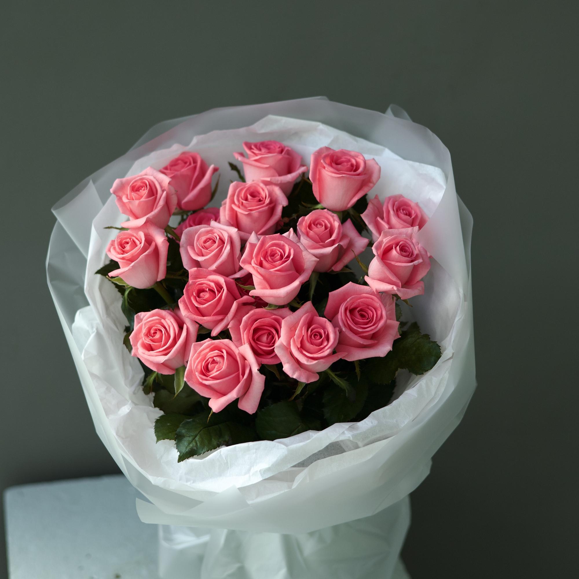 МОНО-БУКЕТ ИЗ 19 РОЗ СОРТА "РЕВИВАЛ"