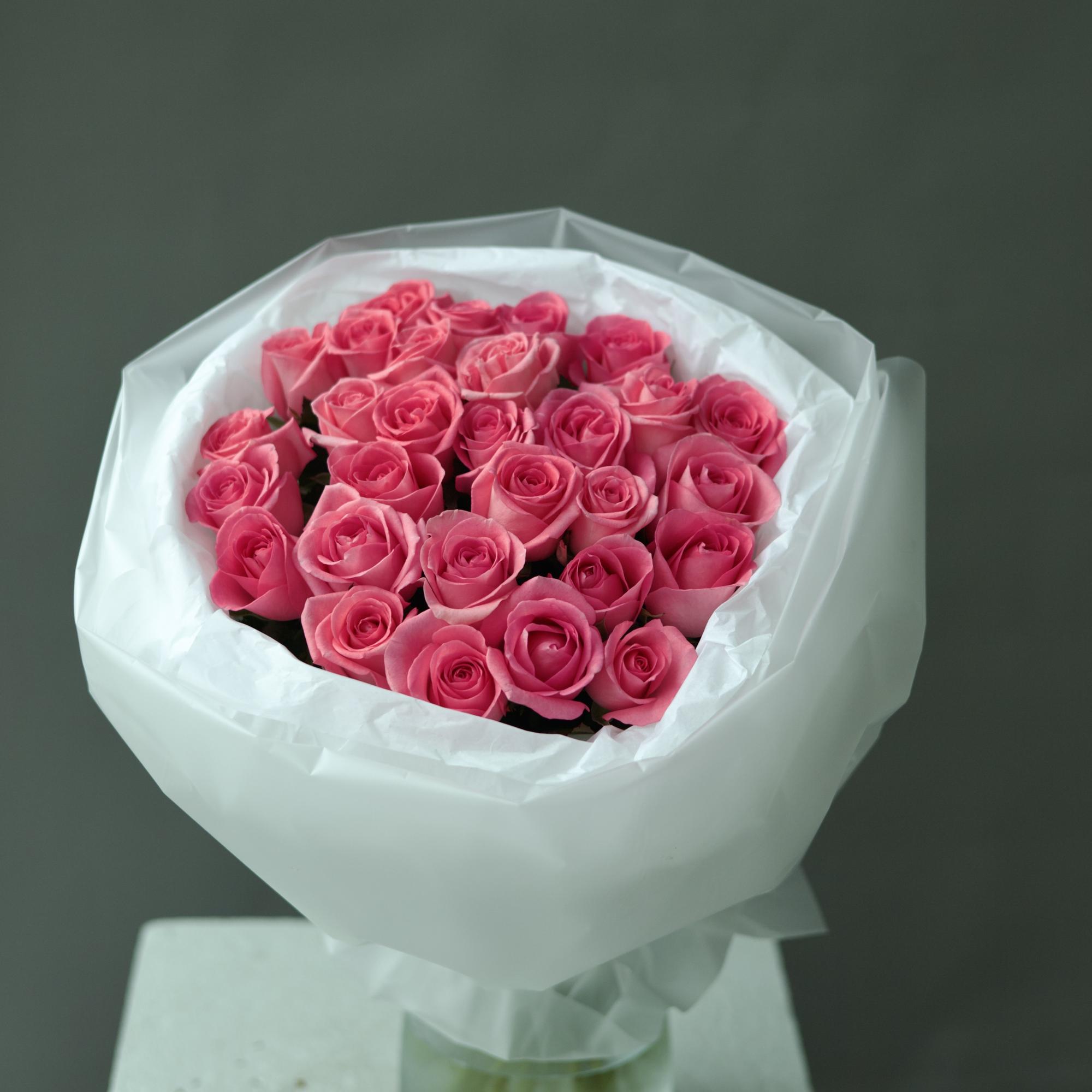 МОНО-БУКЕТ ИЗ 29 РОЗ СОРТА "РЕВИВАЛ"