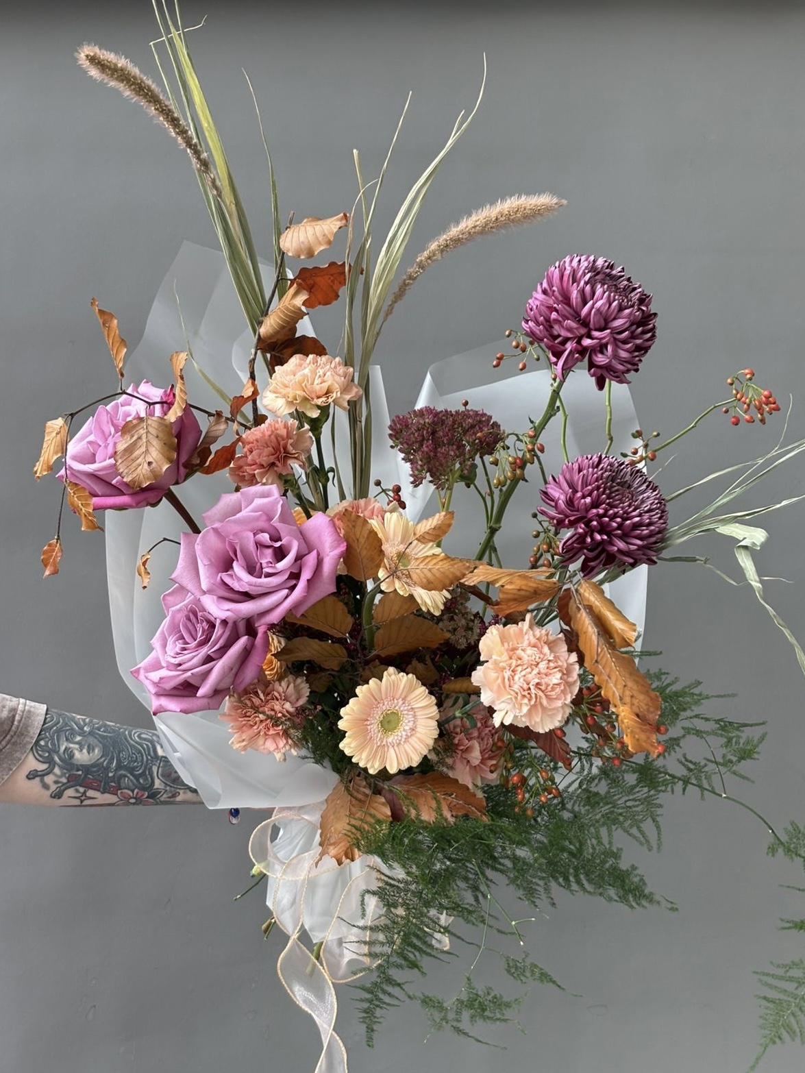 БУКЕТ ОСЕННИЙ СБОРНЫЙ РАСКИДИСТЫЙ