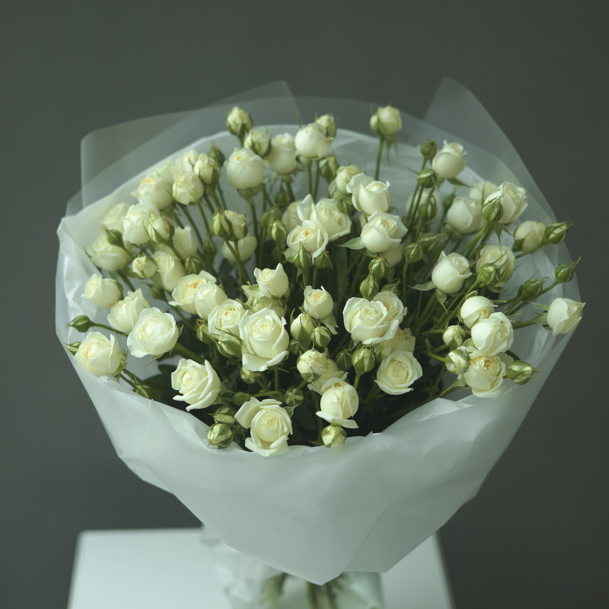 БУКЕТ ИЗ КУСТОВОЙ РОЗЫ БЕЛАРУСЬ