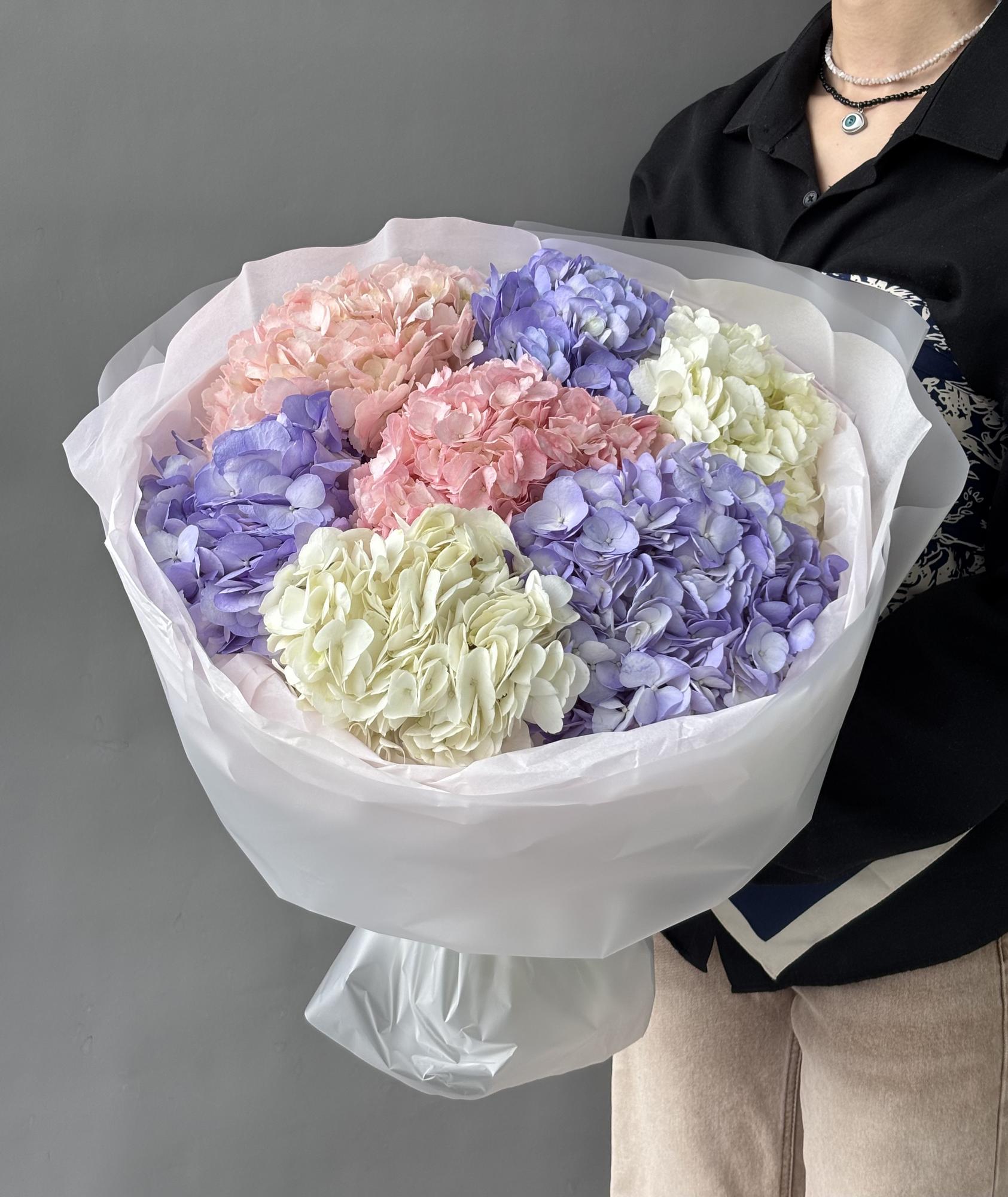 МОНО-БУКЕТ ИЗ ГОРТЕНЗИИ