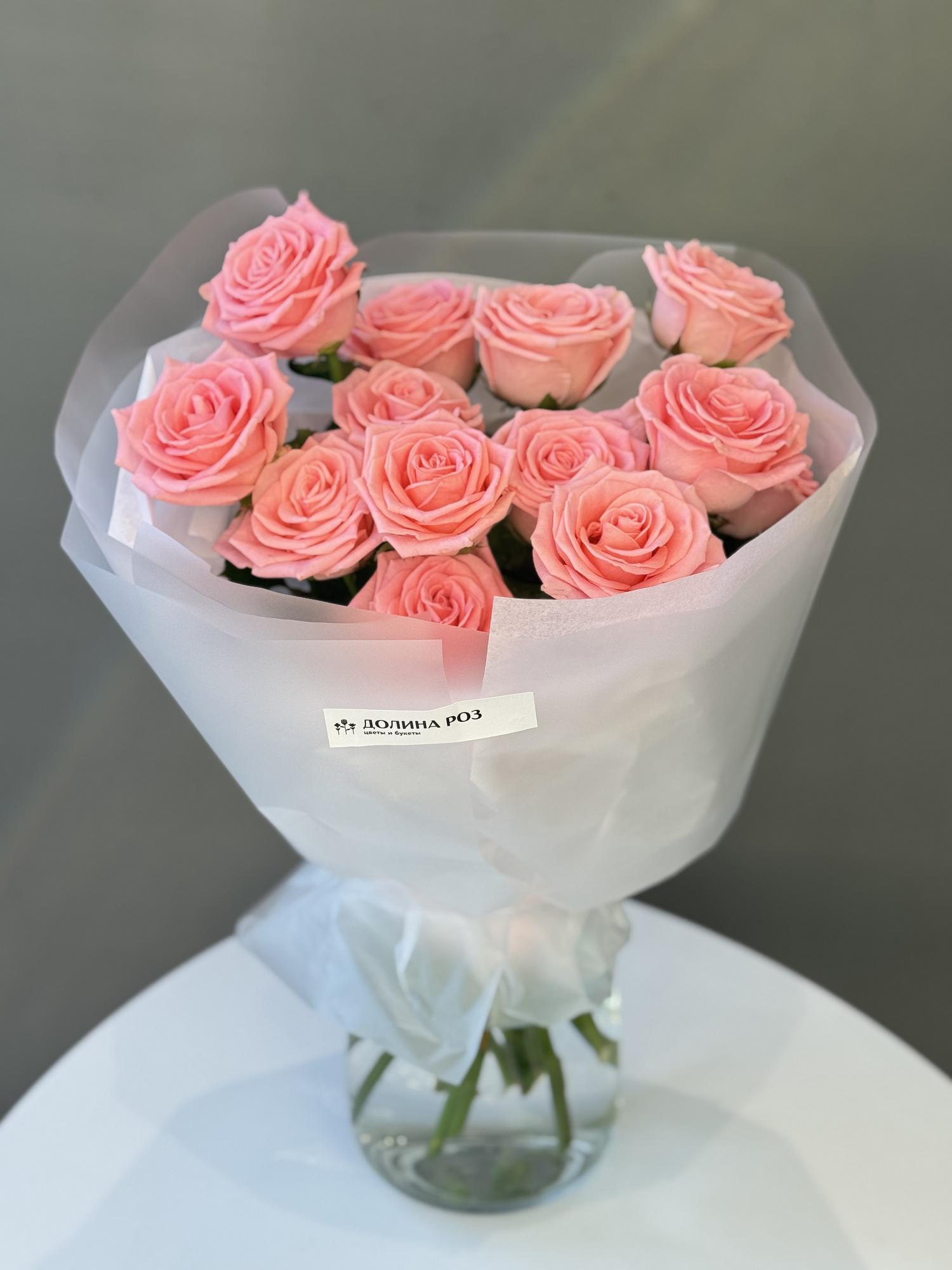 МОНО-БУКЕТ ИЗ РОЗ СОРТА "СОФИ ЛОРЕН"