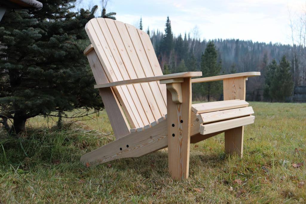 Садовое кресло Адирондак из лиственницы (Lite)