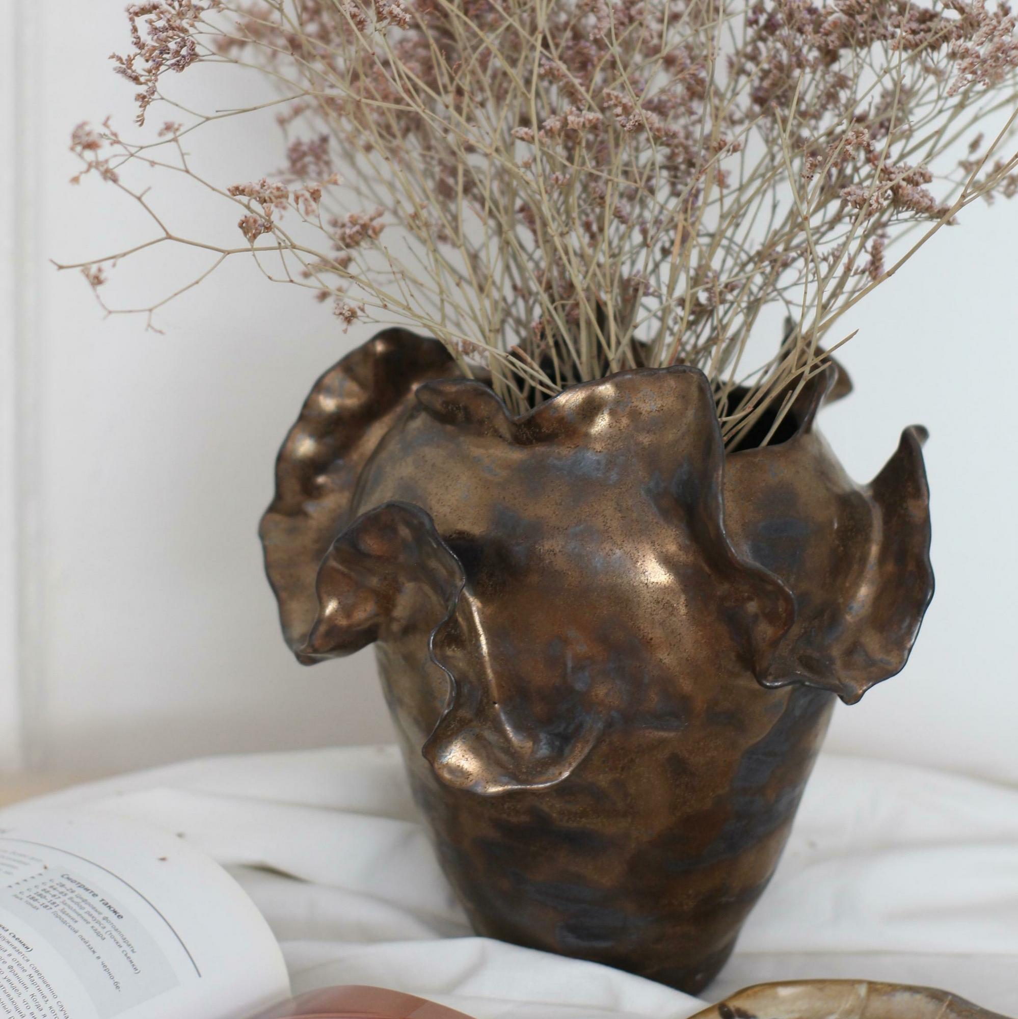 Ваза Кружева металл