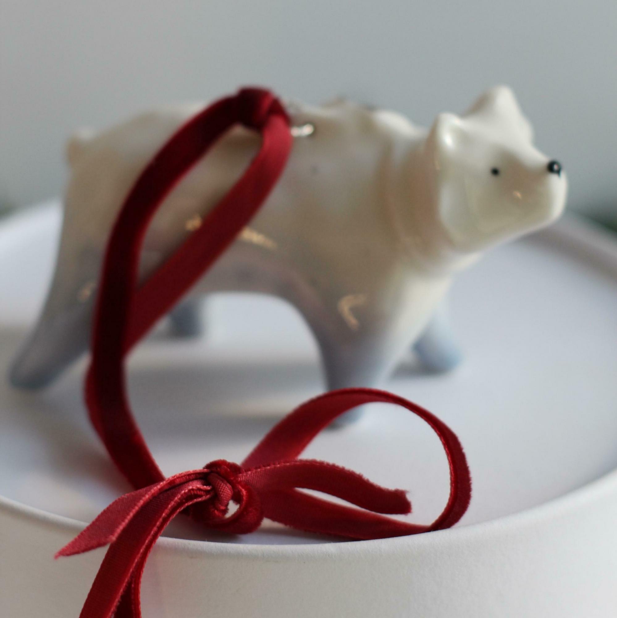 Ёлочная игрушка Мишка