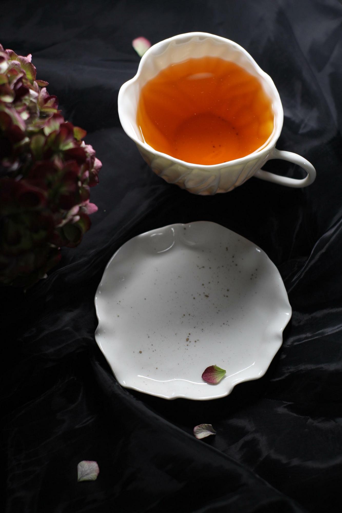 Чайная пара Мотыльки белые