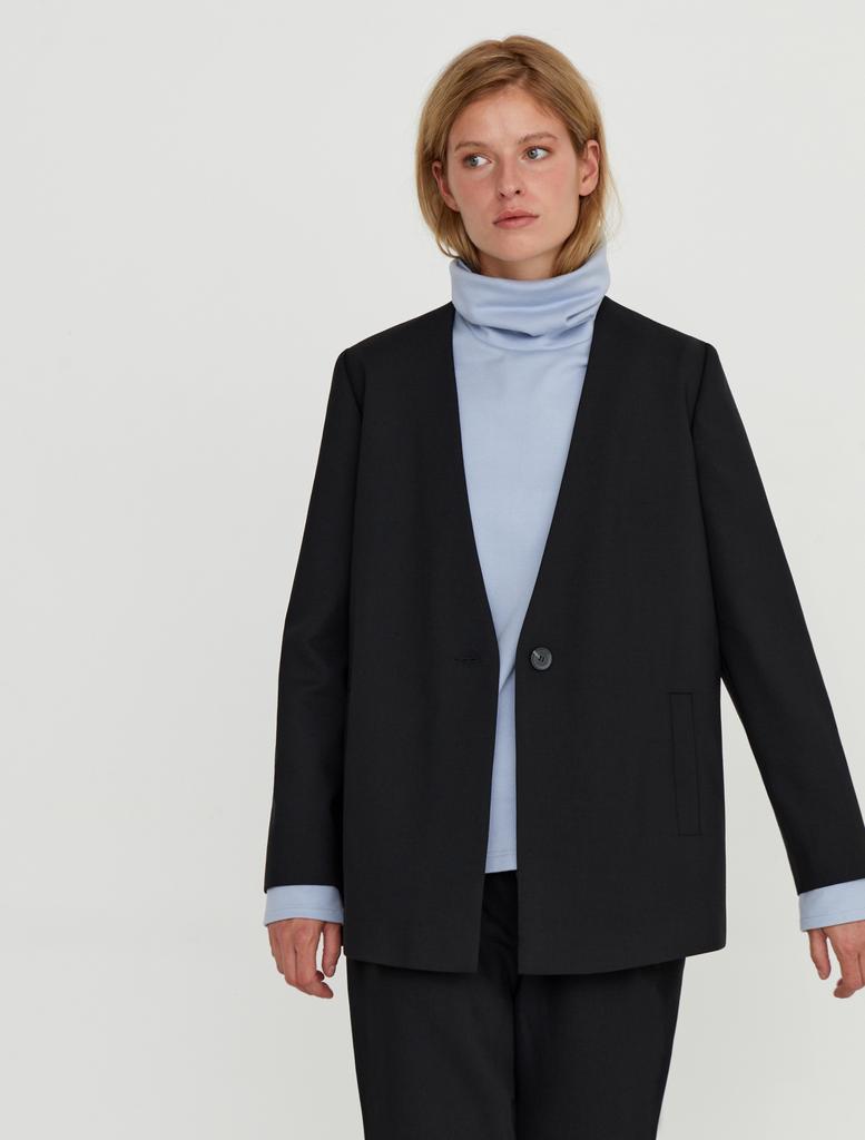 Wool and silk jacket