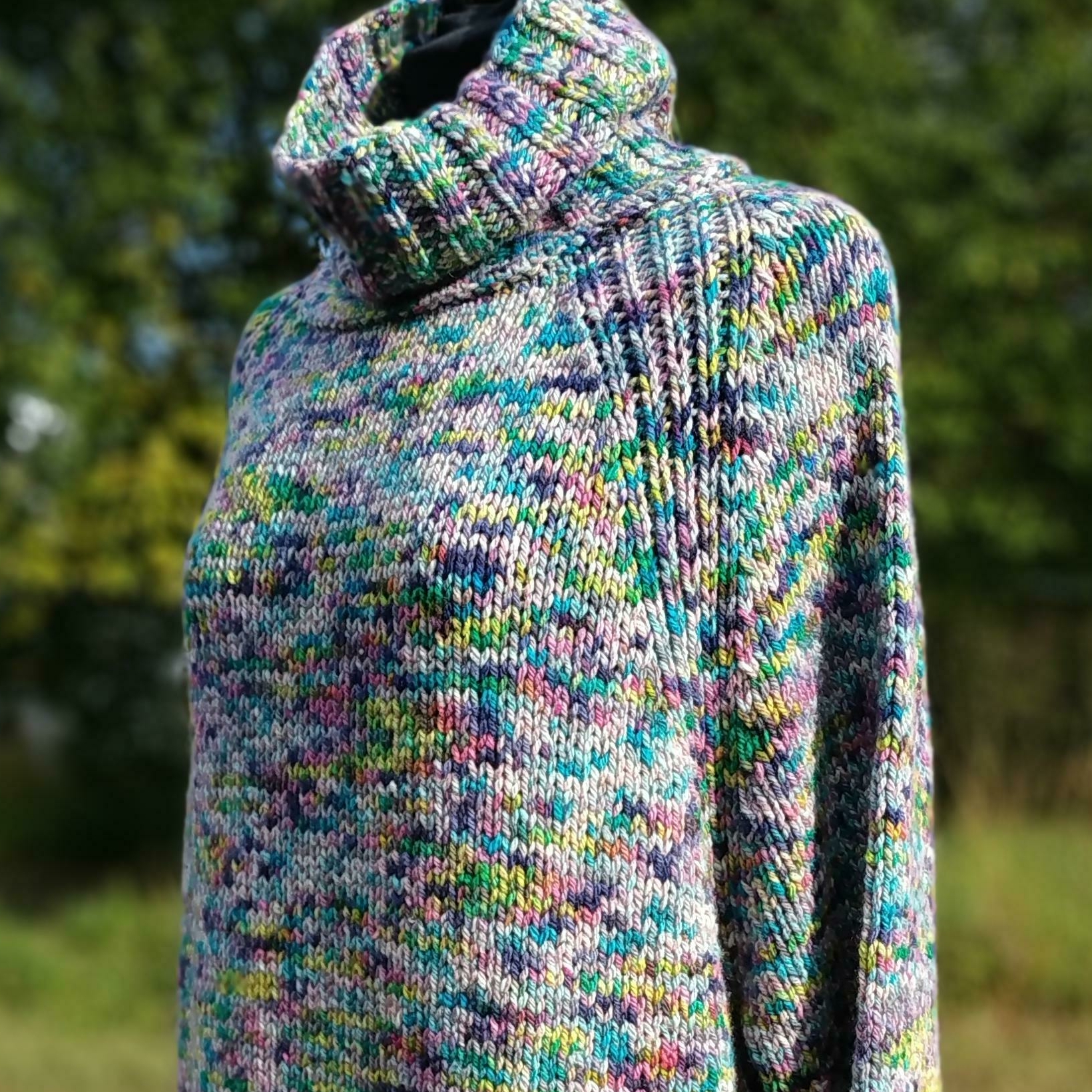 Свитер из кашемира ручного окрашивания