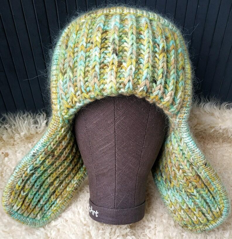 Шапка ушанка женская из альпака