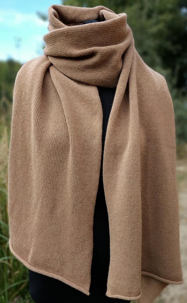 Шарф из кашемира Бежевый