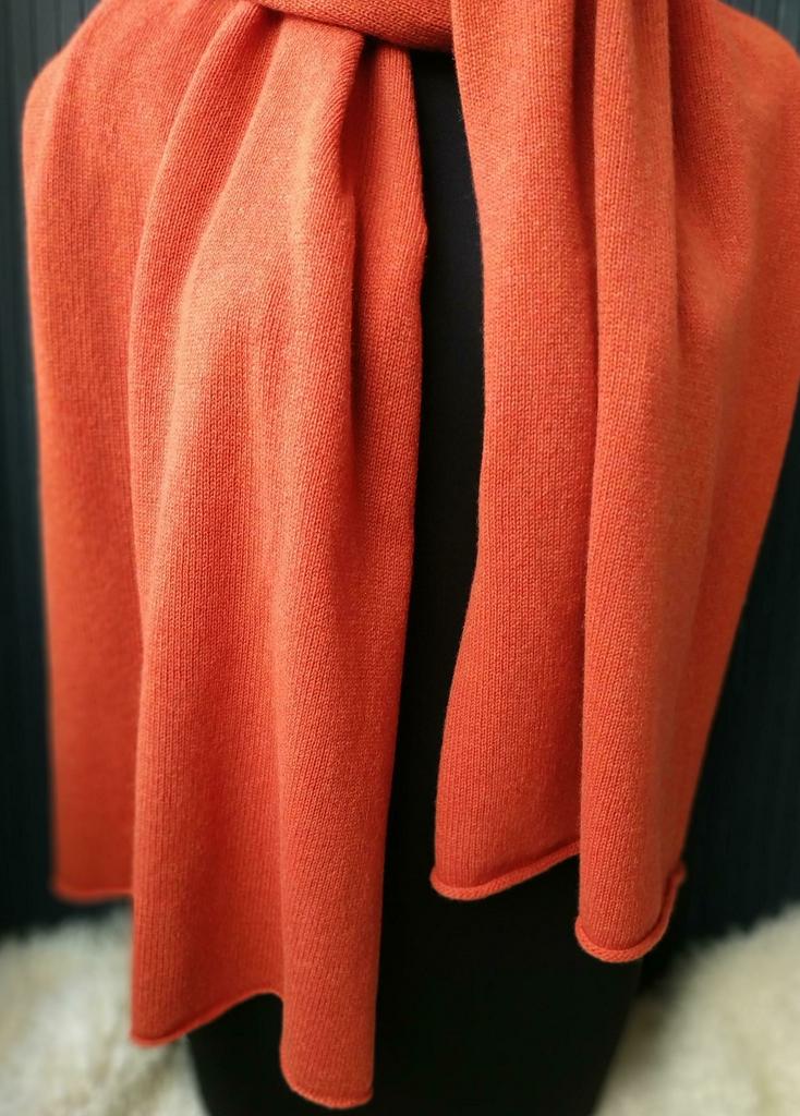 Шарф из 100% кашемира Оранжевый