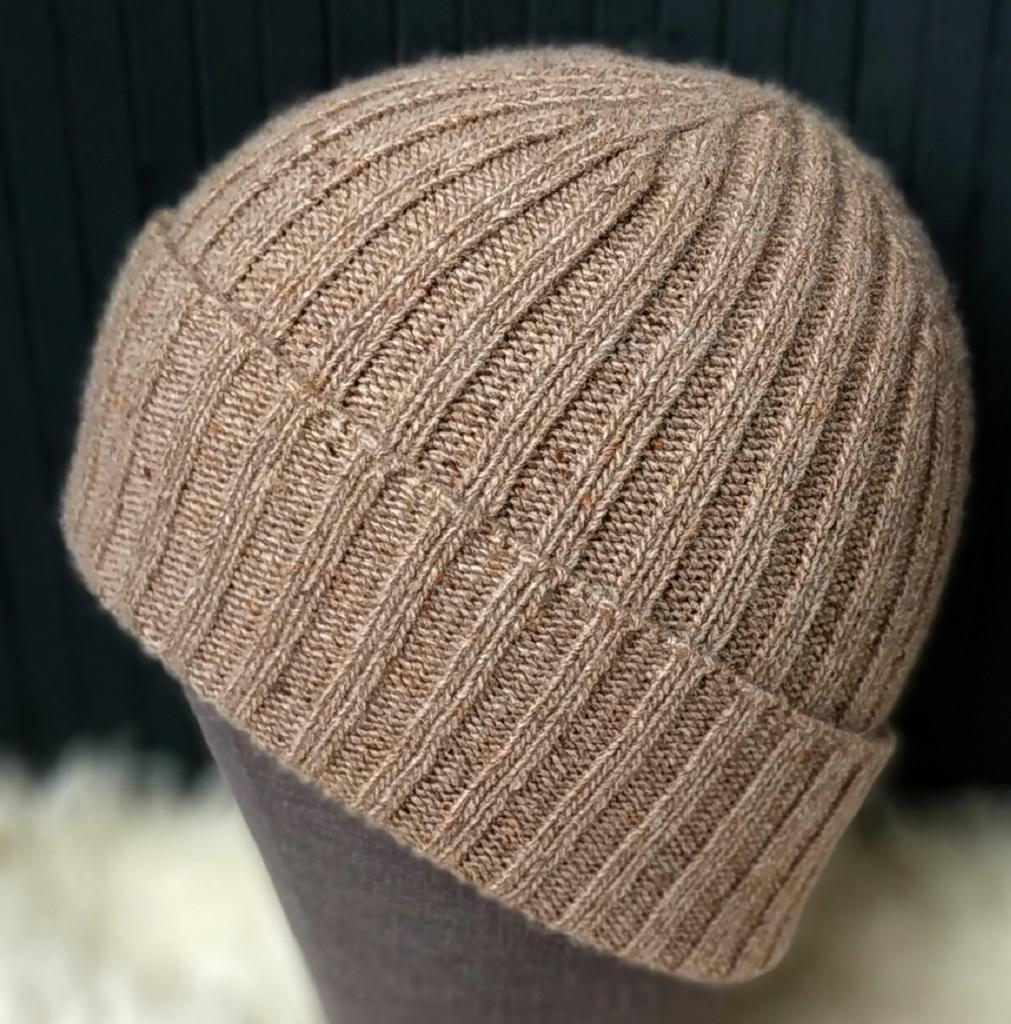 Шапка из кашемира мужская Бежевый