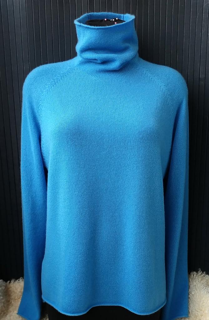 Водолазка из кашемира женская Голубой