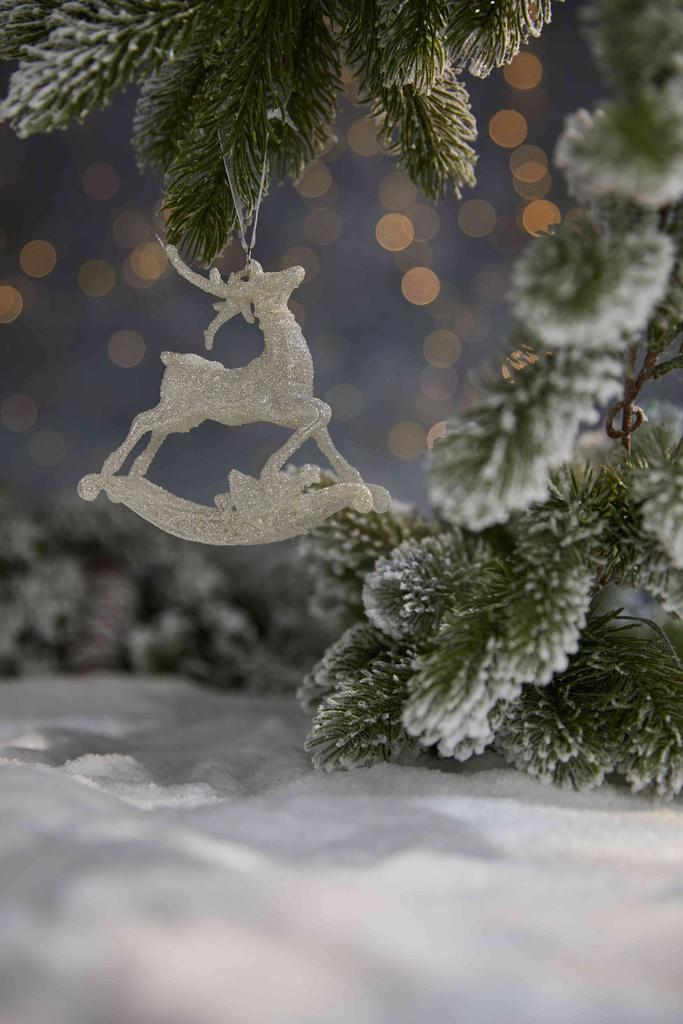 Новогодний декор - Олень на санях