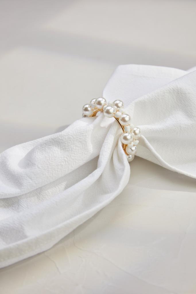 Держатель-кольцо для салфеток - Перламутр