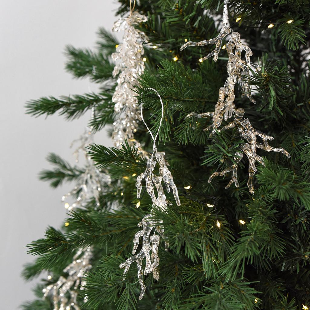 Новогодний декор - Ветви во льду