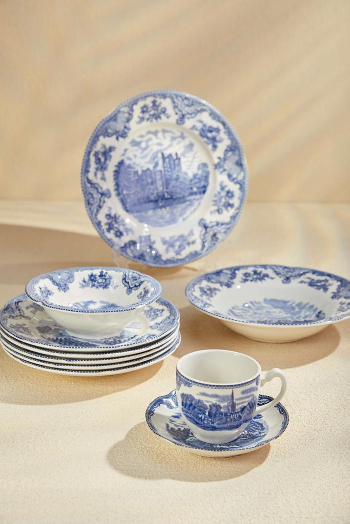 Посуда Винтаж - Синяя