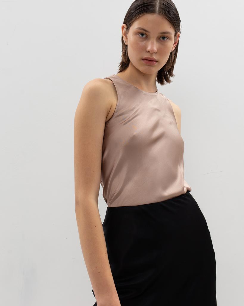 Топ с капелькой, карамельный