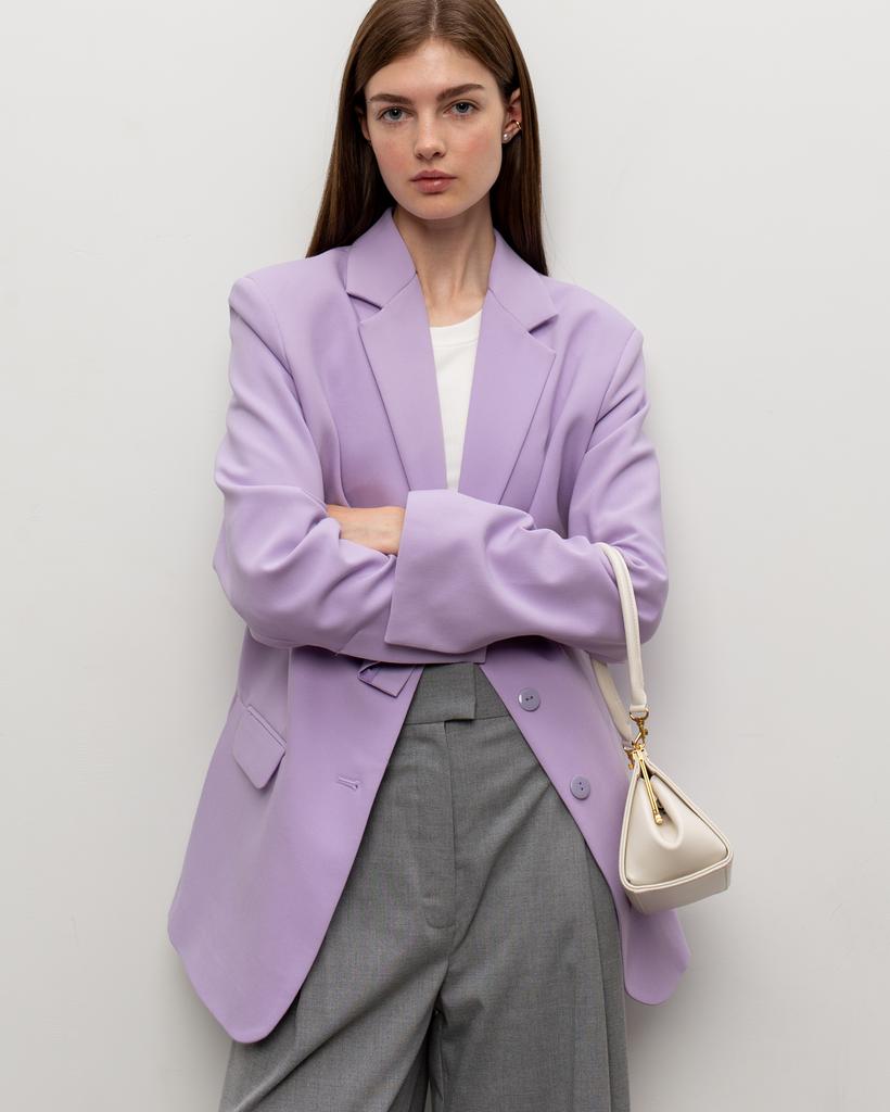 Пиджак прямой, лаванда