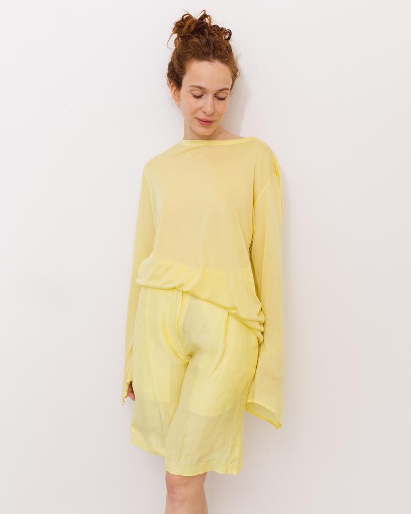 Шорты льняные