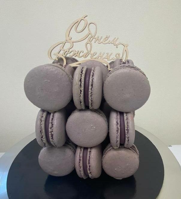 Торт из макарон