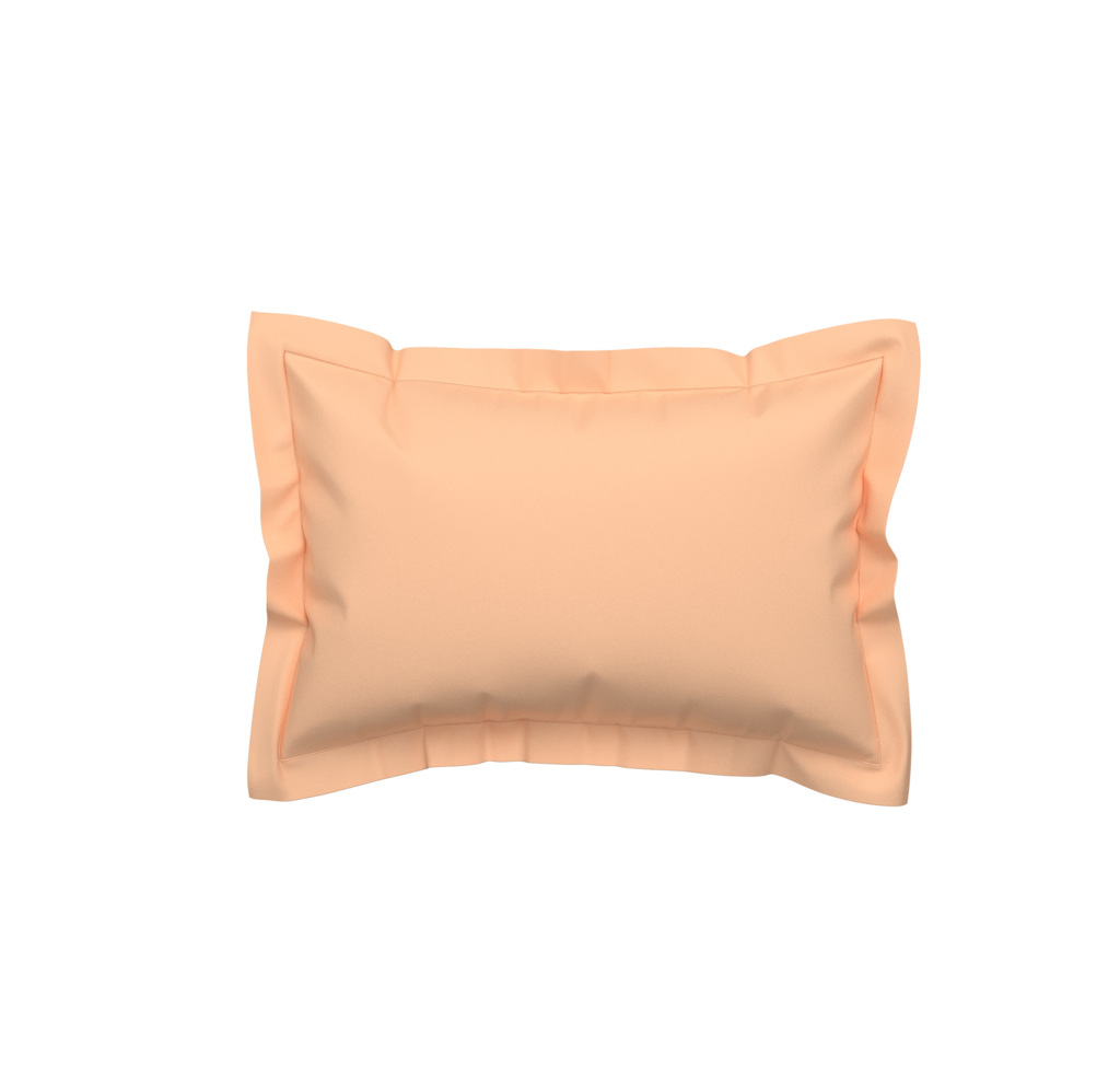 Наволочка персиковая с ушками