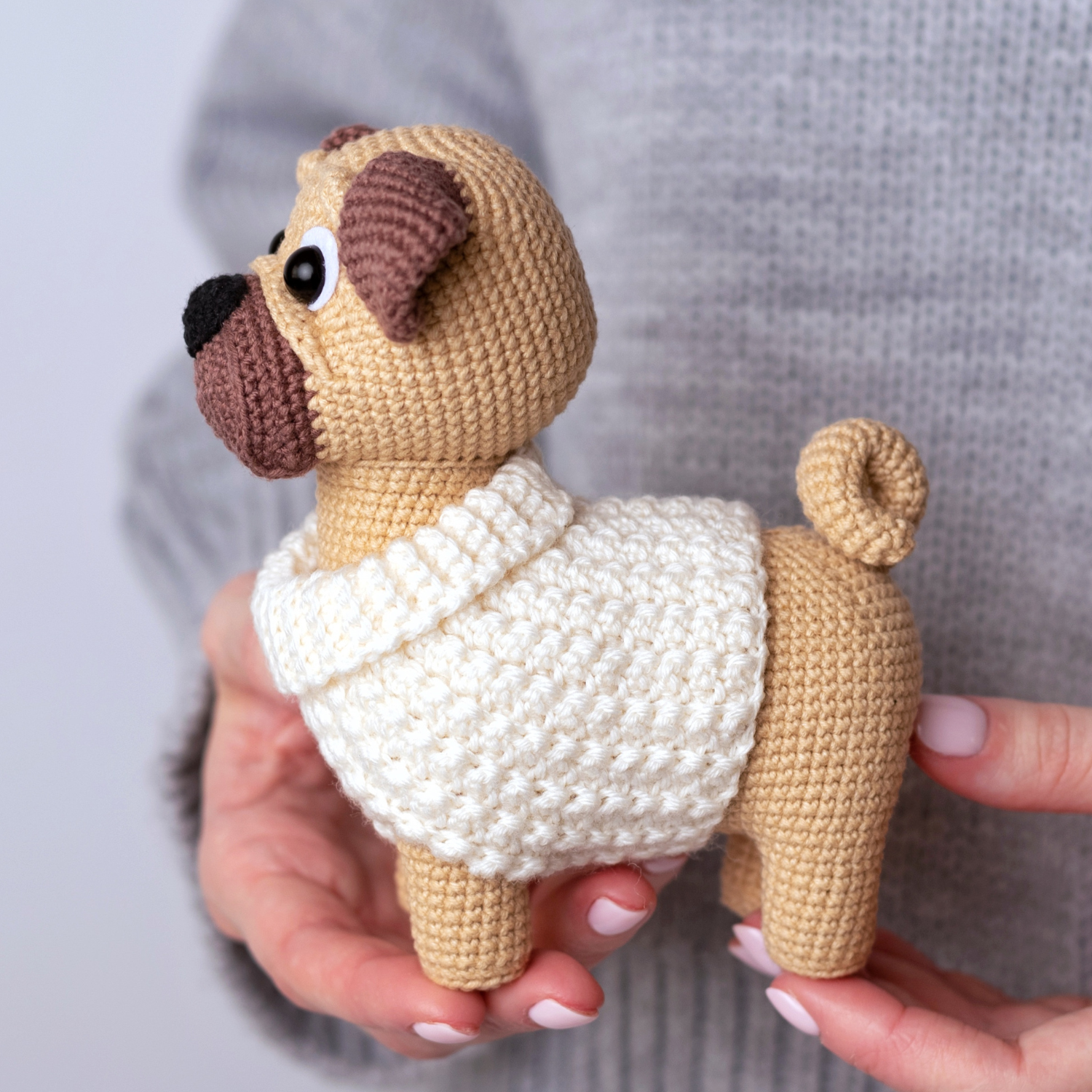 Мастер-класс Щенок Мопс