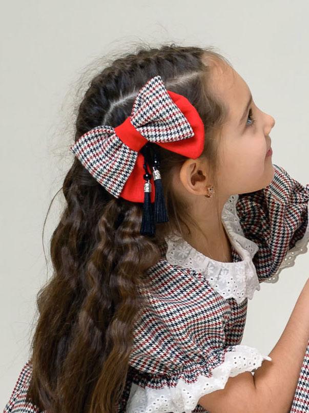 Заколка автомат Забава красный