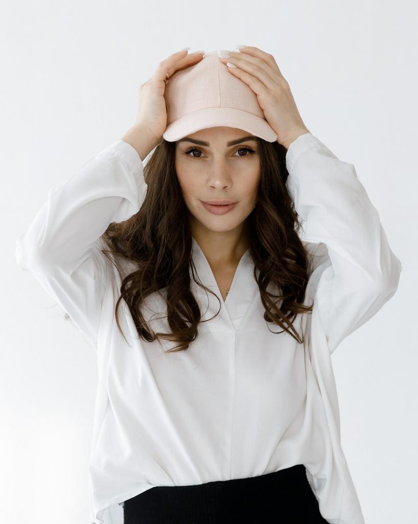 Л24-5 Бейсболка цвет нежный абрикос