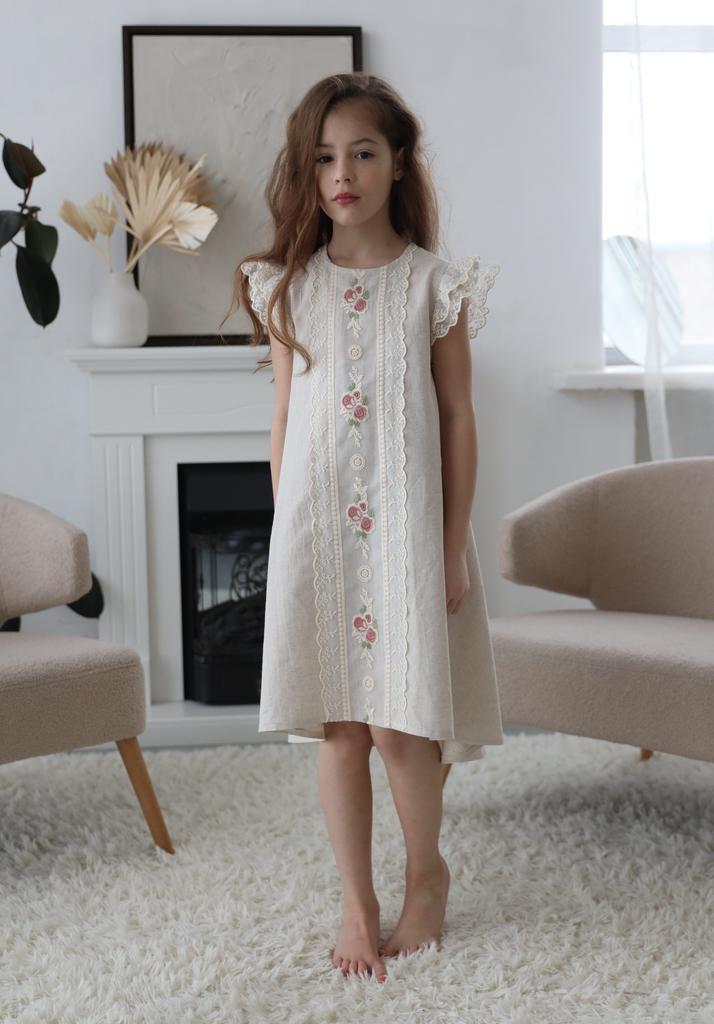 Л 24-19 платье для девочки РОУЗ