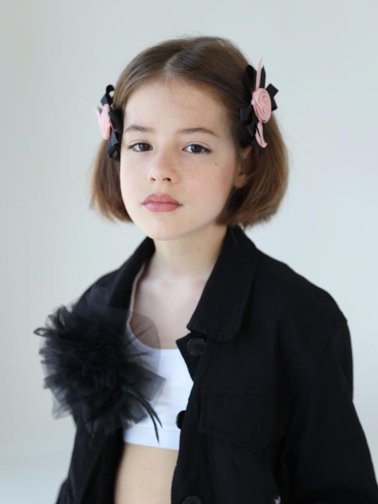 Зажим длоя волос КЛАССИКА пудра/комплект