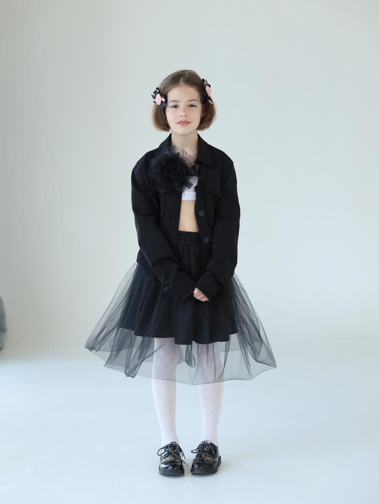 Ю 03 Юбка фатиновая черная