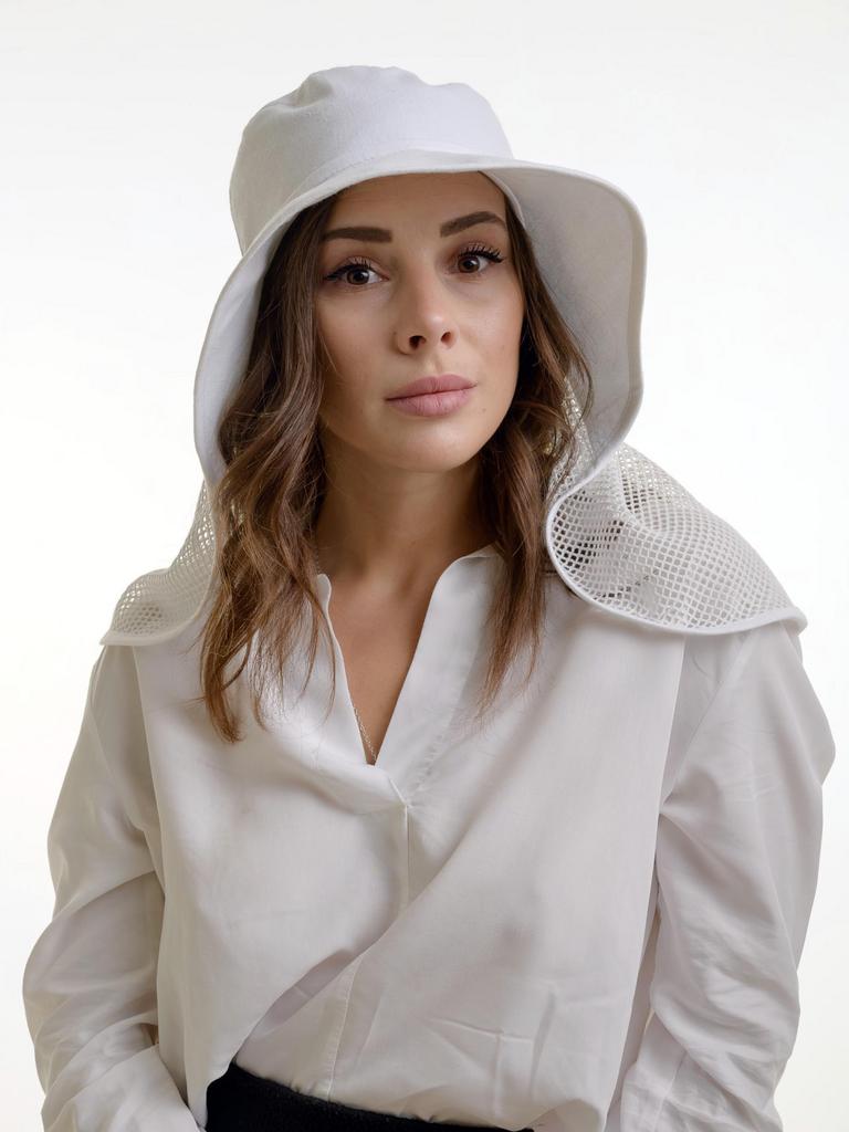 Л05-2 шляпа для женщин РЫБКА белый